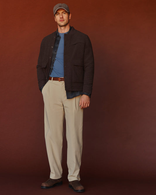 Felted Wool Bomber Jacket - US 1073