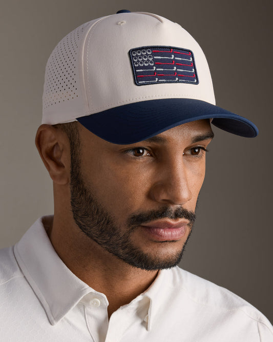 American Flag Trucker Hat - US 5936