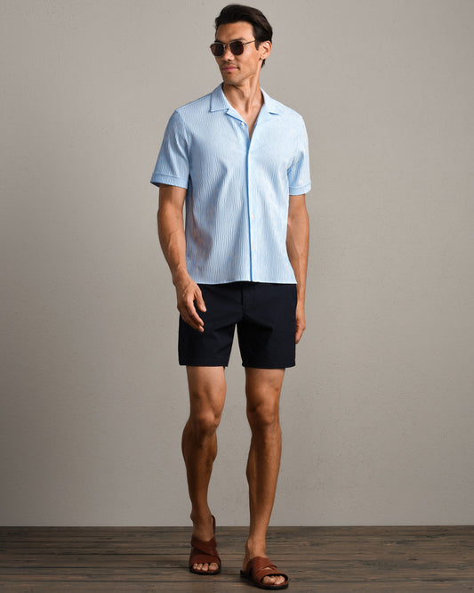 Commuter® Seersucker Camp Collar Shirt - Classic - US 0265