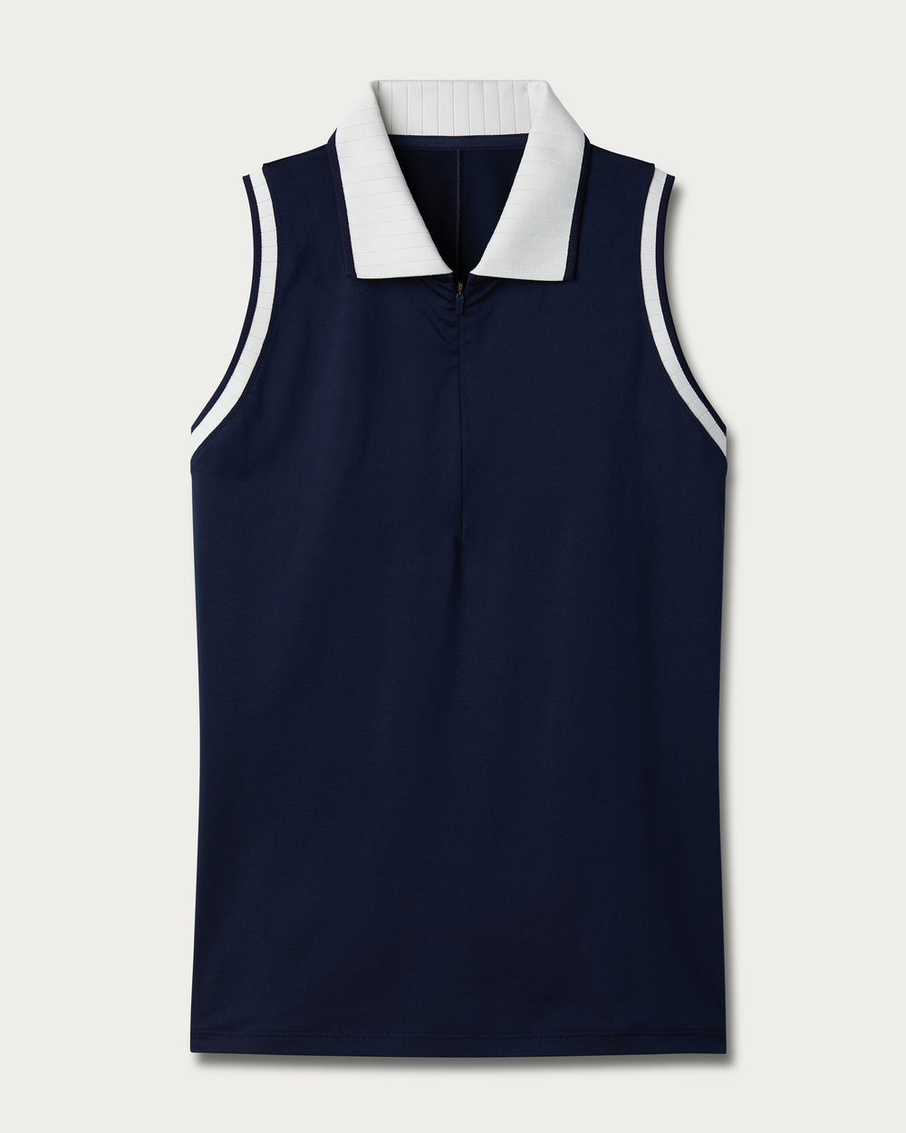 Course to Court Sleeveless Zip Polo - US 2620