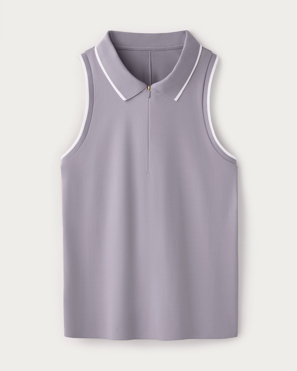 Course to Court Sleeveless Zip Polo - US 1192