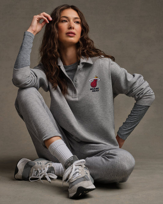 Miami Heat NBA DreamGlow® Polo Sweatshirt - US 9855
