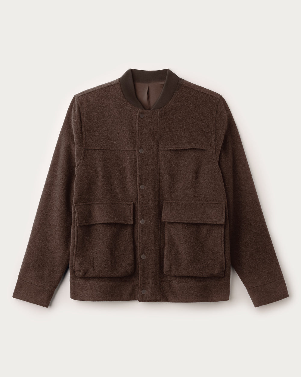 Felted Wool Bomber Jacket - US 1073