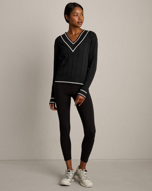 Varsity Cable Knit Sweater - US 6179