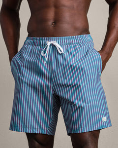 Ash Blue/White/Cabana Red Stripe