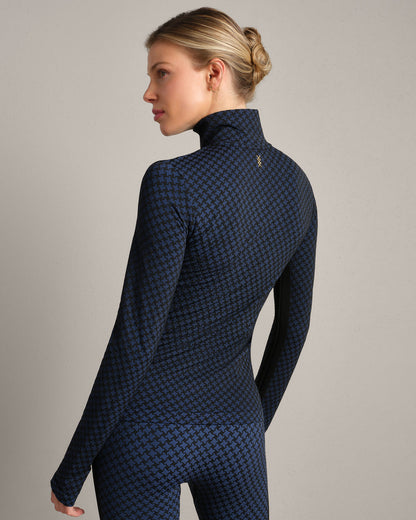 Après Houndstooth Seamless 1/4 Zip - US 4062