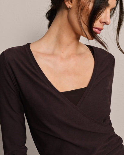Atmosphere Wrap Top - US 6935