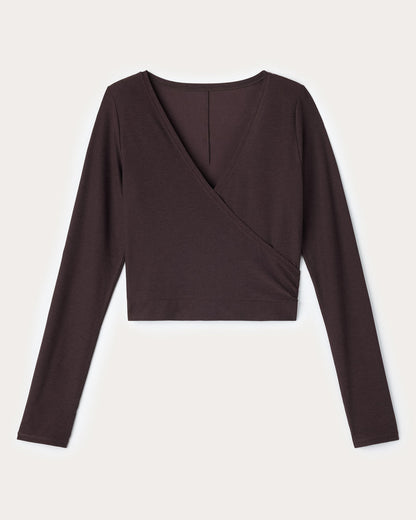 Atmosphere Wrap Top - US 6935
