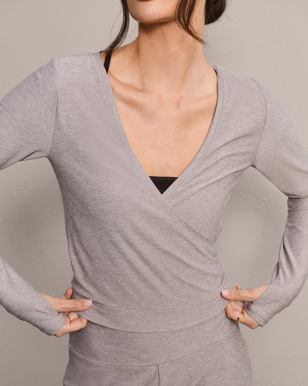 Atmosphere Wrap Top - US 9915