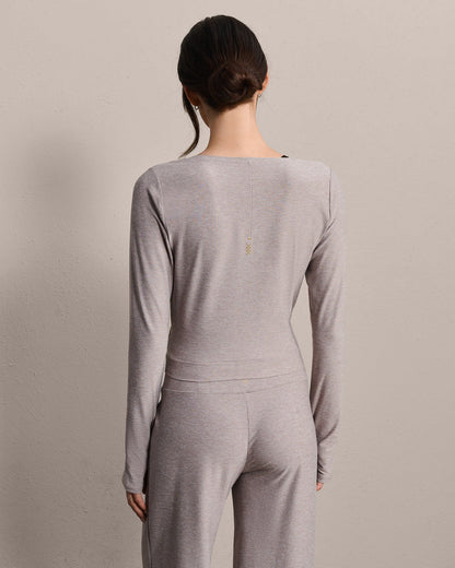 Atmosphere Wrap Top - US 9915
