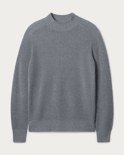 Beacon Cashmere Blend Mock Neck Sweater - US 6598