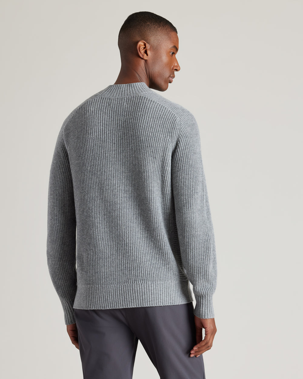 Beacon Cashmere Blend Mock Neck Sweater - US 6598