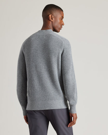 Beacon Cashmere Blend Mock Neck Sweater - US 6598
