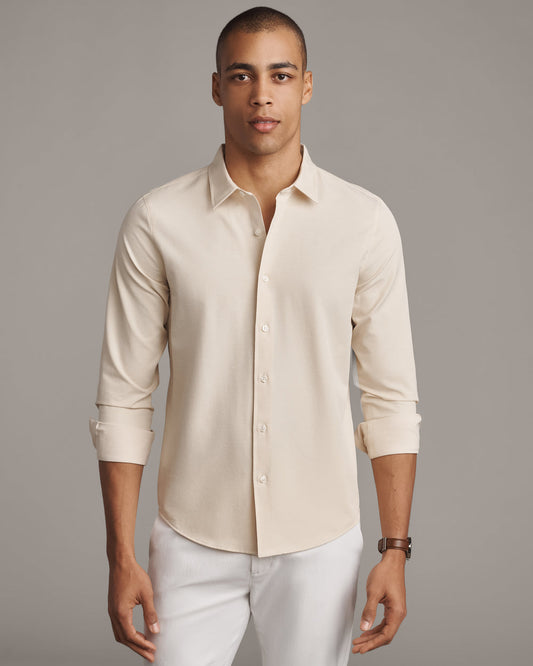 Brezza Linen-Blend Shirt - US 9146