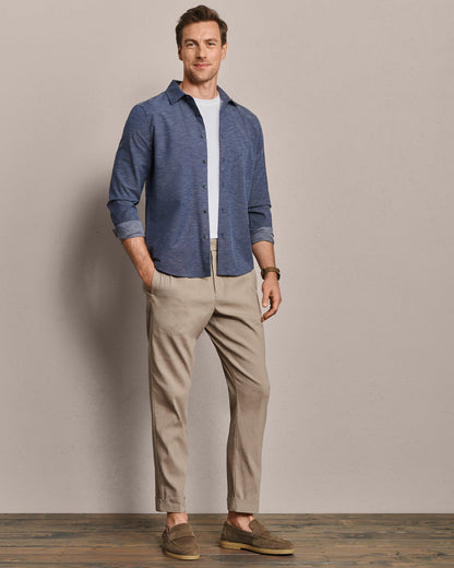 Brezza Linen-Blend Shirt - US 9436
