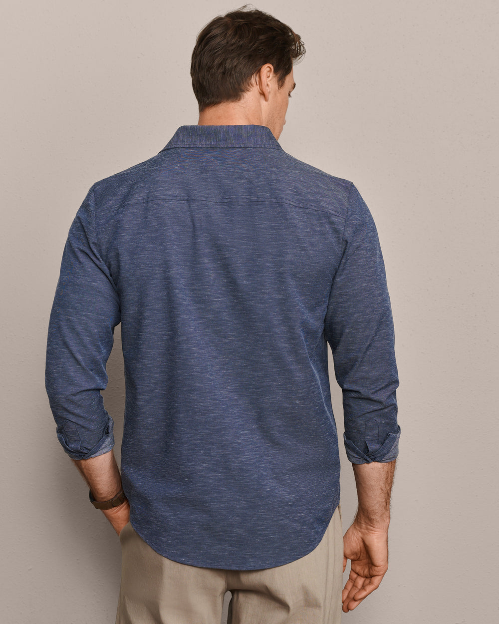 Brezza Linen-Blend Shirt - US 9436