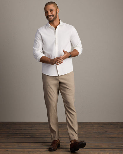 Brezza Linen-Blend Shirt - US 5573