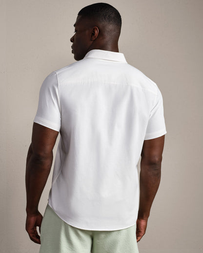 Brezza Linen-Blend Short Sleeve Shirt - US 8489
