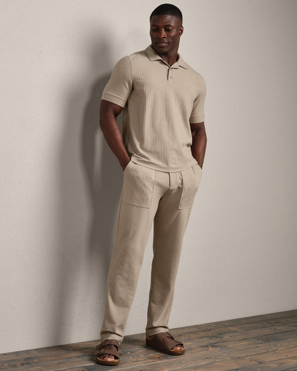 Casual Seersucker Polo - US 7047
