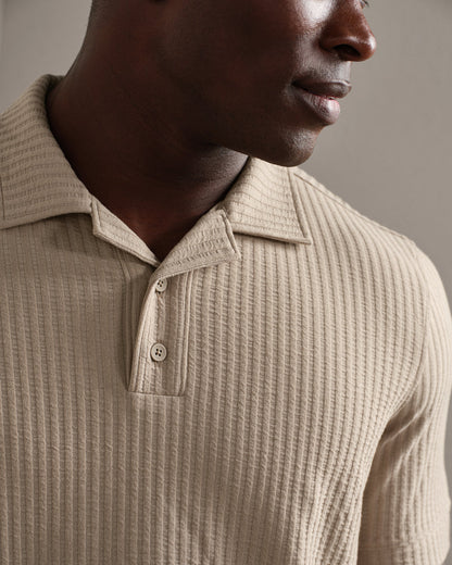 Casual Seersucker Polo - US 7047
