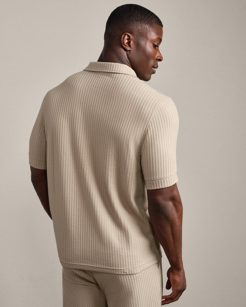 Casual Seersucker Polo - US 7047