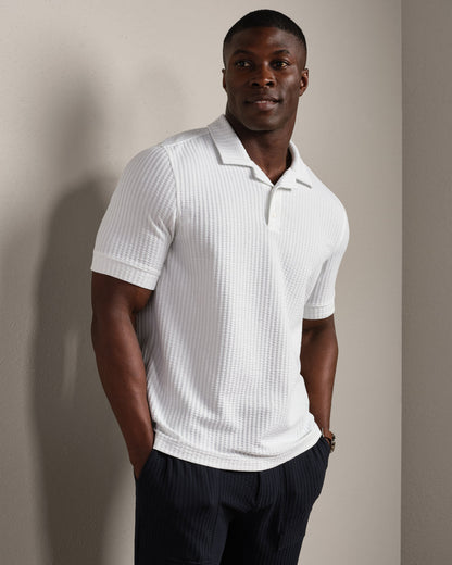 Casual Seersucker Polo - US 8690