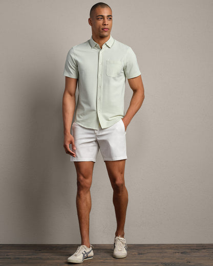 Commuter® Seersucker Short Sleeve Button Down - US 0451