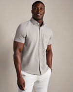 Commuter® Seersucker Short Sleeve Button Down - US 8214