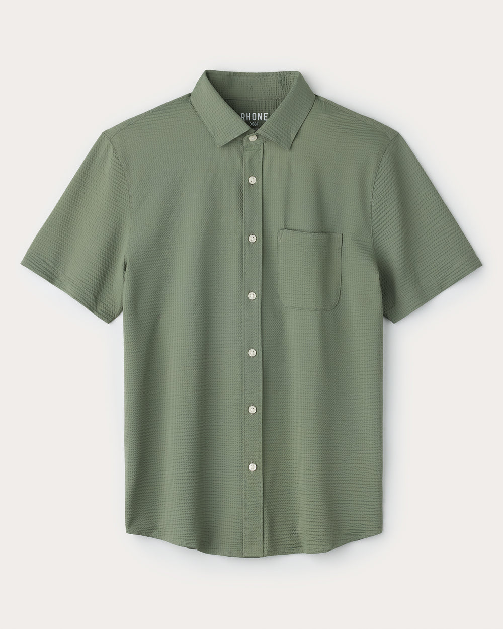 Commuter® Seersucker Short Sleeve Button Down - US 7087