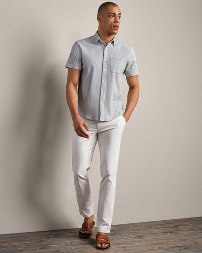 Commuter® Seersucker Short Sleeve Button Down - US 8915