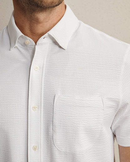 Commuter® Seersucker Short Sleeve Button Down - US 2923