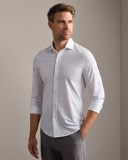 Light Blue Downtown Stripe