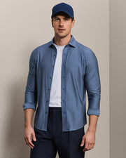 Navy/Gray Ticking Stripe