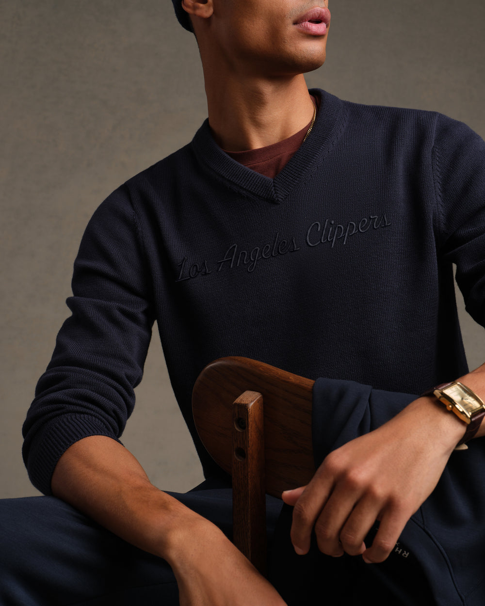 LA Clippers NBA Commuter® V-Neck Sweater - US 9611