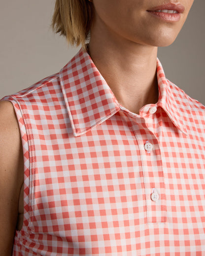 Course to Court Sleeveless Polo - US 3940