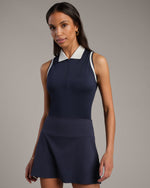 Course to Court Sleeveless Zip Polo - US 2620