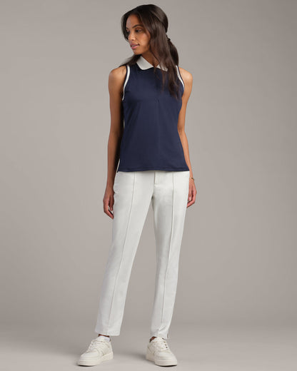 Course to Court Sleeveless Zip Polo - US 2620