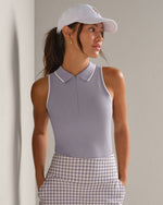 Course to Court Sleeveless Zip Polo - US 1192