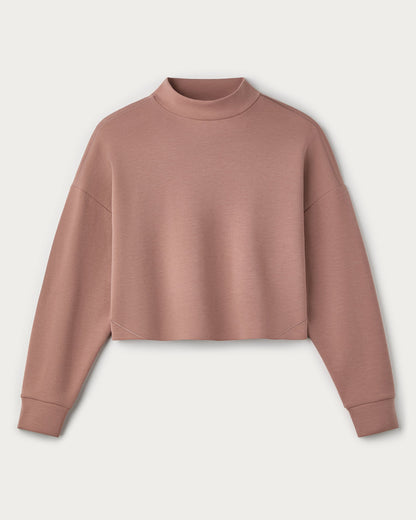 DreamGlow® Cropped Mock Neck - US 4302