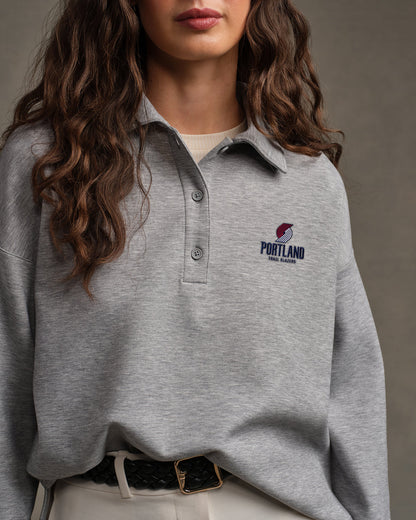 Portland Trail Blazers NBA DreamGlow® Polo Sweatshirt - US 9816
