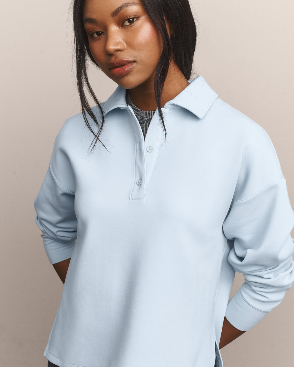 DreamGlow® Polo Sweatshirt - US 1015