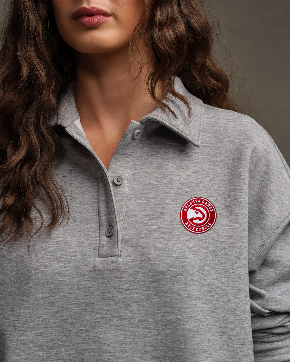 Atlanta Hawks NBA DreamGlow® Polo Sweatshirt - US 4147