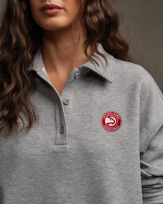 Atlanta Hawks NBA DreamGlow® Polo Sweatshirt - US 4147