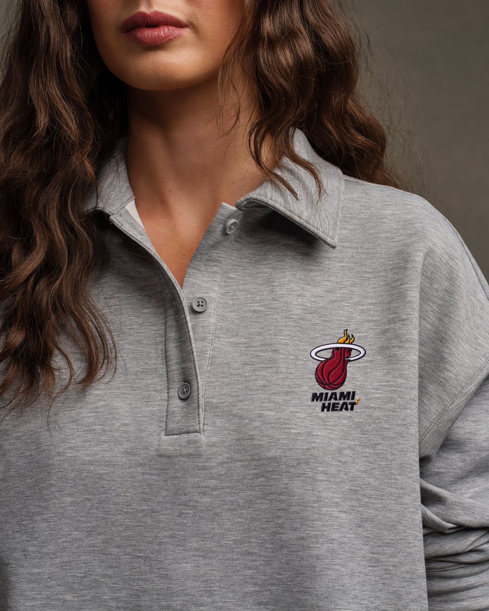 Miami Heat NBA DreamGlow® Polo Sweatshirt - US 9855