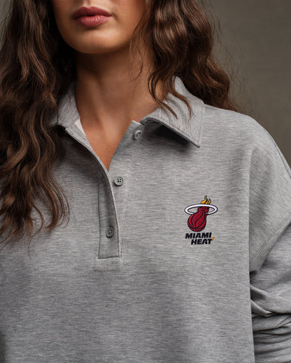 Miami Heat NBA DreamGlow® Polo Sweatshirt - US 9855