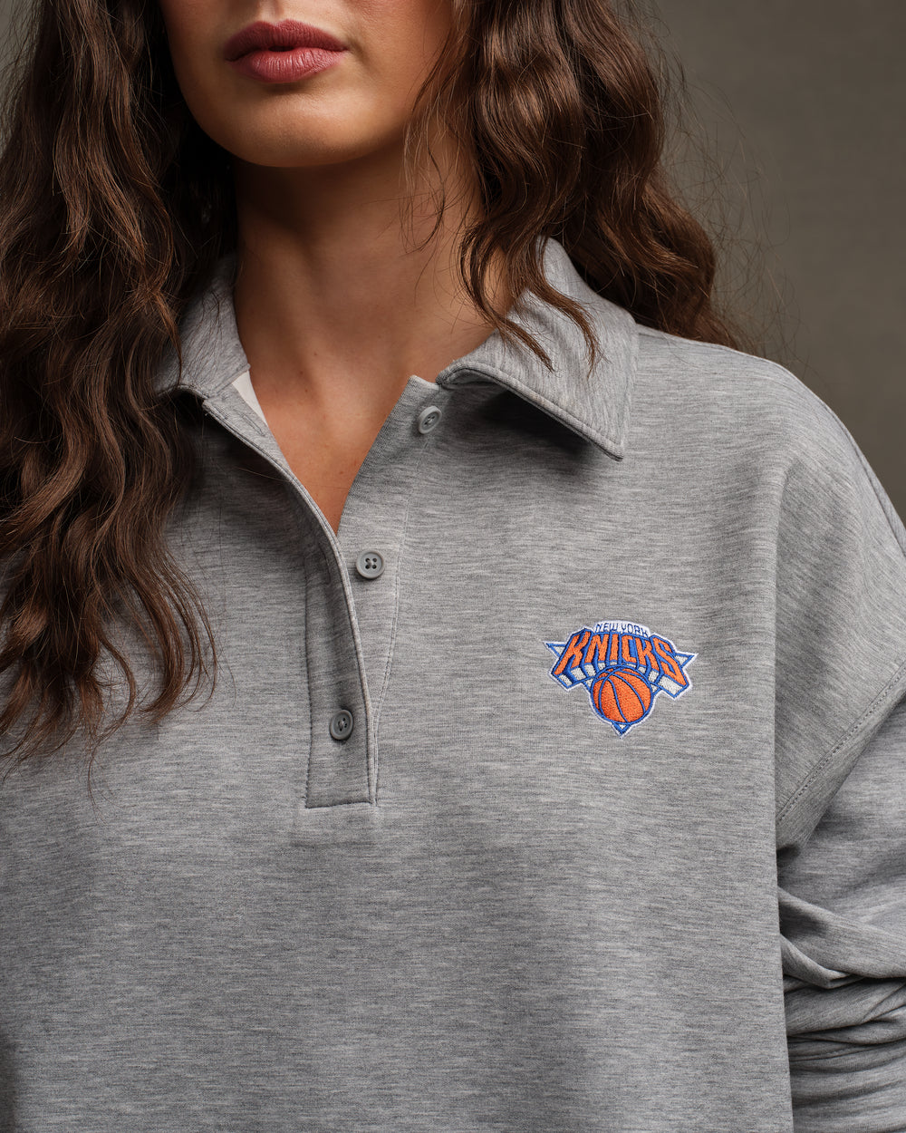 New York Knicks NBA DreamGlow® Polo Sweatshirt - US 1058
