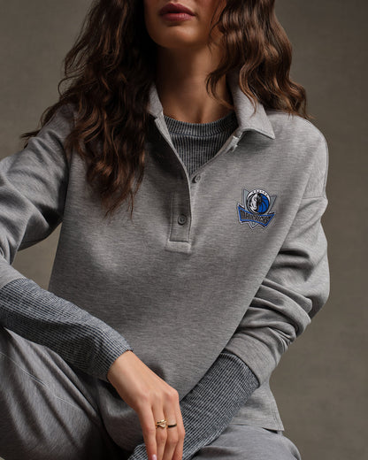 Dallas Mavericks NBA DreamGlow® Polo Sweatshirt - US 4978
