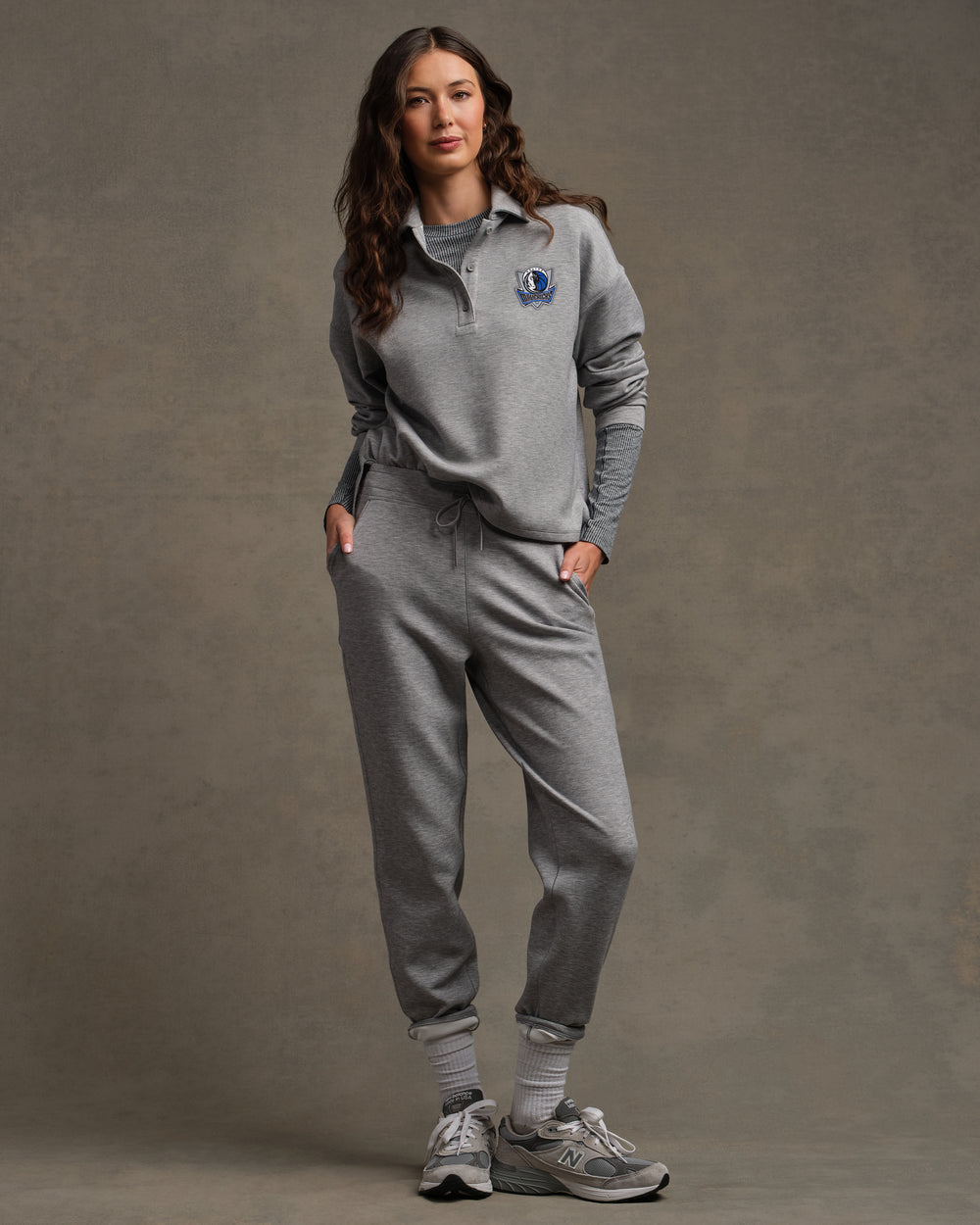Dallas Mavericks NBA DreamGlow® Polo Sweatshirt - US 4978