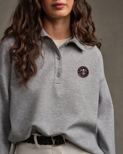 Denver Nuggets NBA DreamGlow® Polo Sweatshirt - US 5475