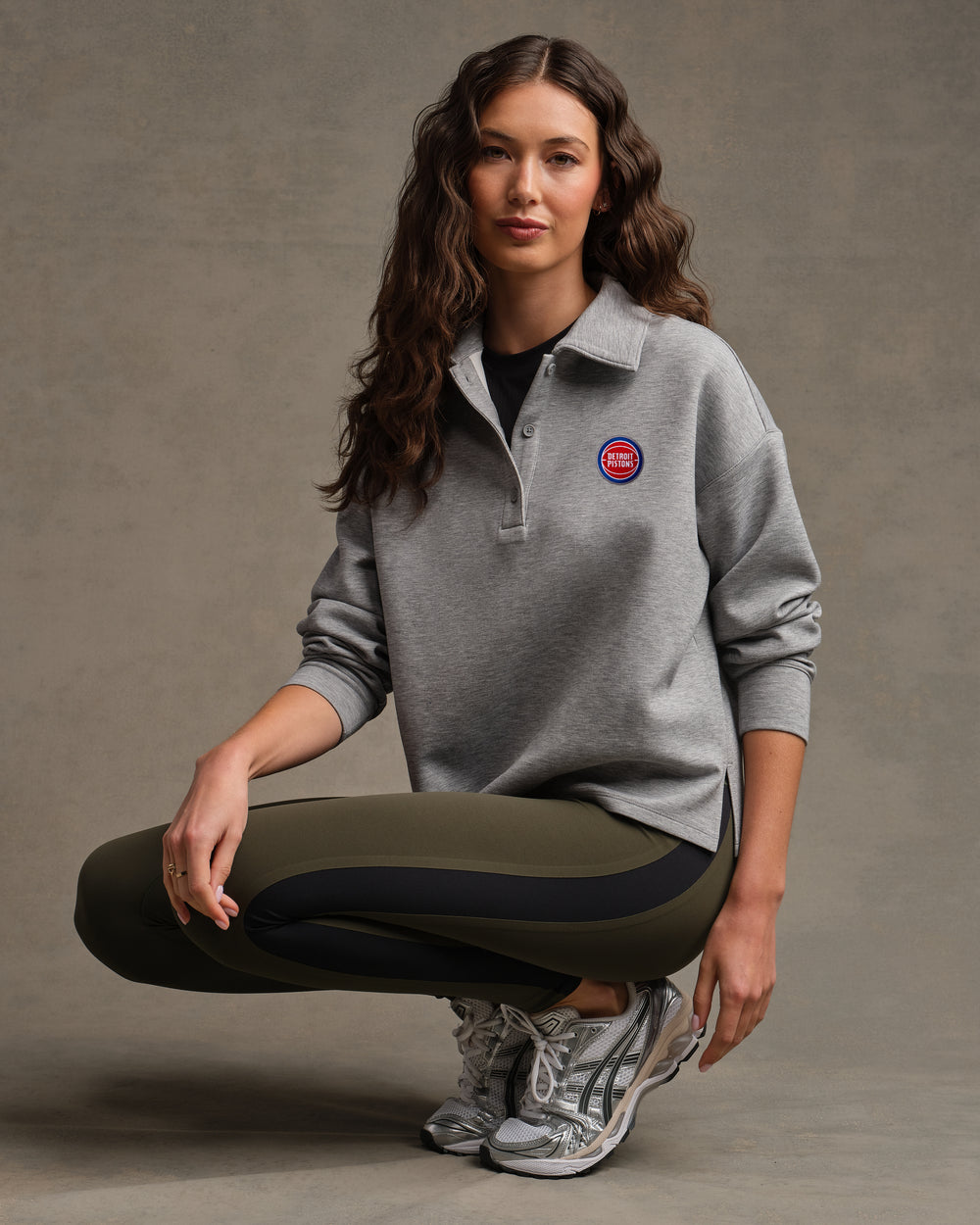 Detroit Pistons NBA DreamGlow® Polo Sweatshirt - US 4385